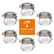 Le Parfait - Clear - Glass Versatile Preserving Jars for Canning and Storage - 6 Piece